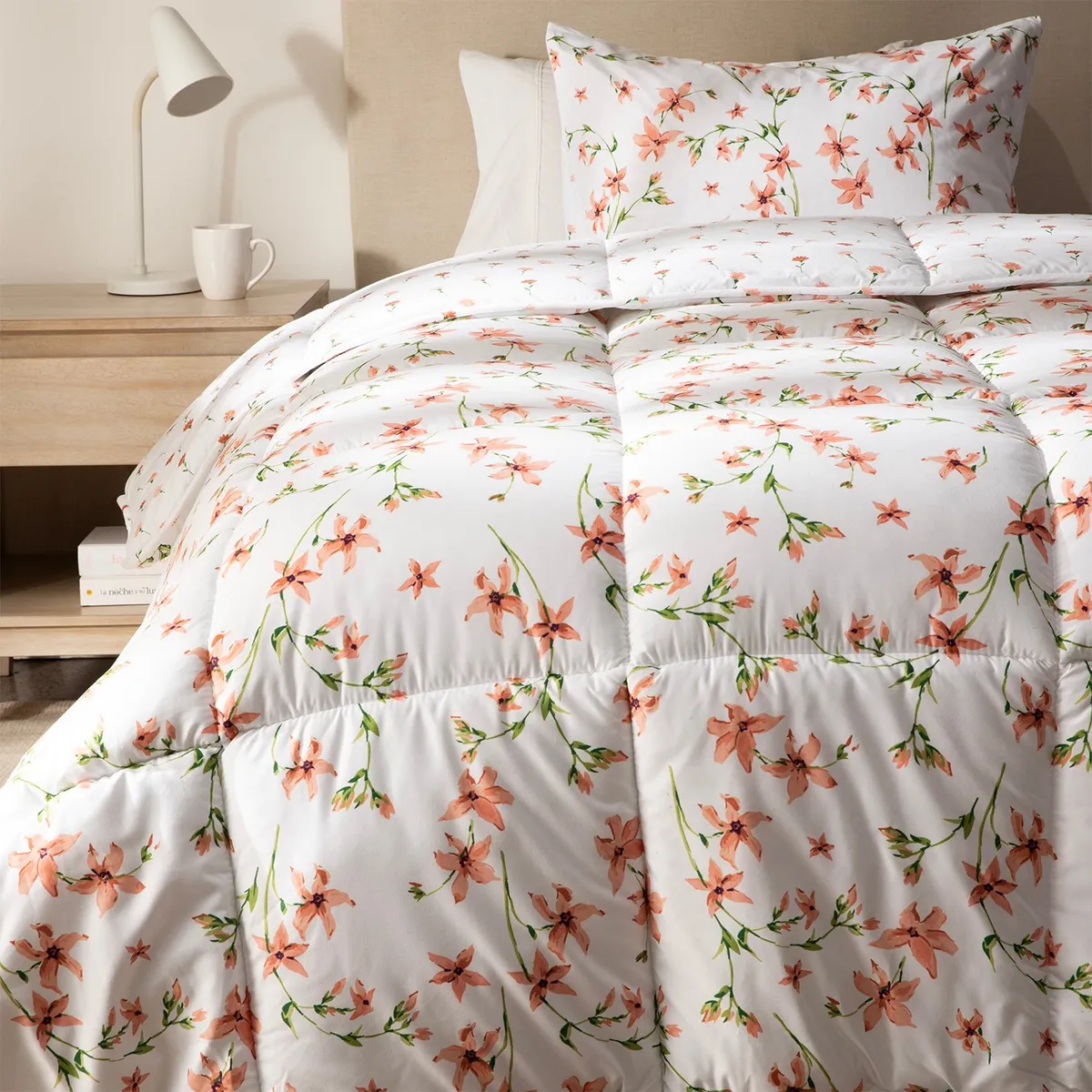 MICA - Plumón Estampado Reversible Isidora Mica