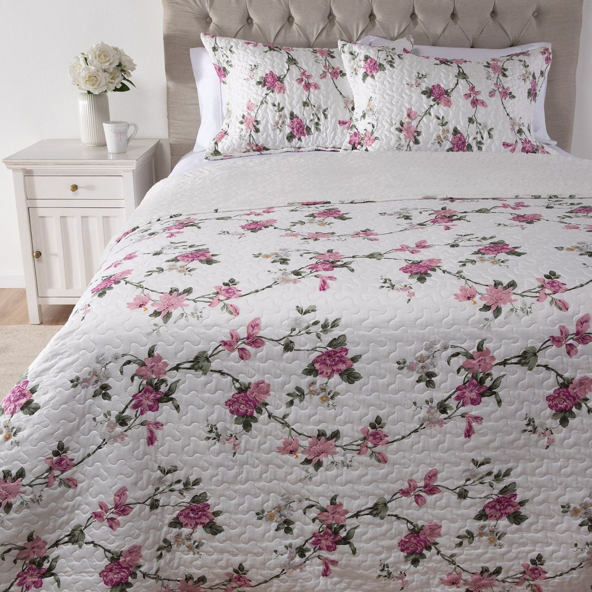 TEXTIL VIÑA - Cubrecama Sherpa Sofi Textil Viña