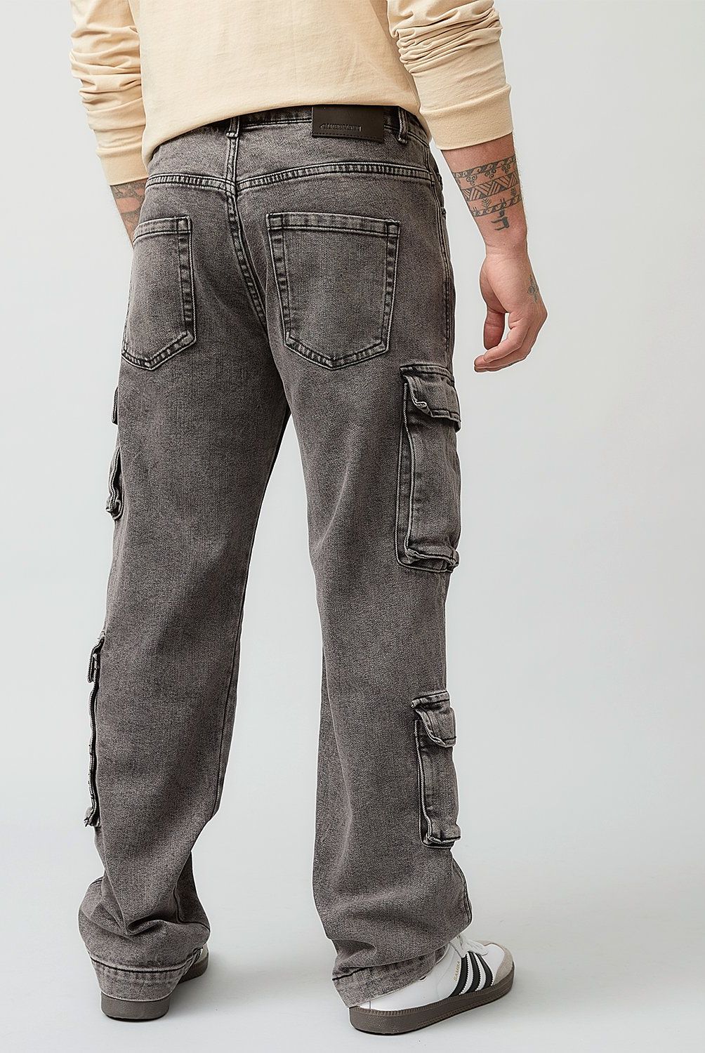 AMERICANINO - Jeans Cargo Straight Americanino Hombre Algodón Multipocket