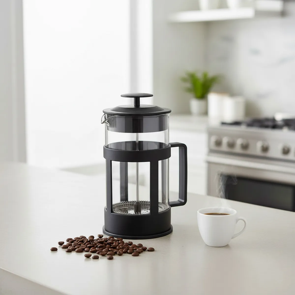 MICA - Cafetera Prensa Francesa 1 Litro All Day Mica