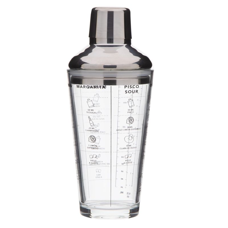 BASEMENT HOME - Cocktelera Medidas 480 ml Black Bar Acero Inoxidable Basement Home