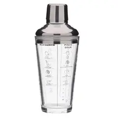 BASEMENT HOME - Cocktelera Medidas 480 ml Black Bar Acero Inoxidable