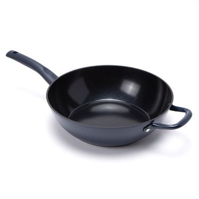 Imagen 2 del producto Wok 30 Cm Cerámica Azul