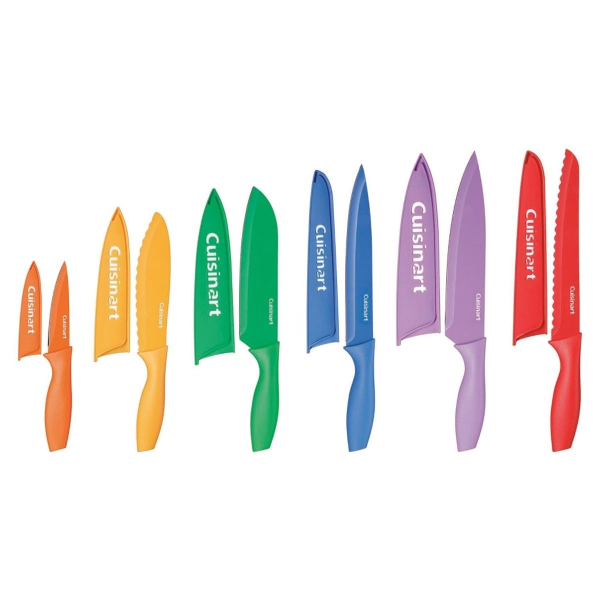 CUISINART - Set 6 Cuchillos Blister Colores Cuisinart