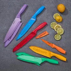 CUISINART - Set 6 Cuchillos Blister Colores