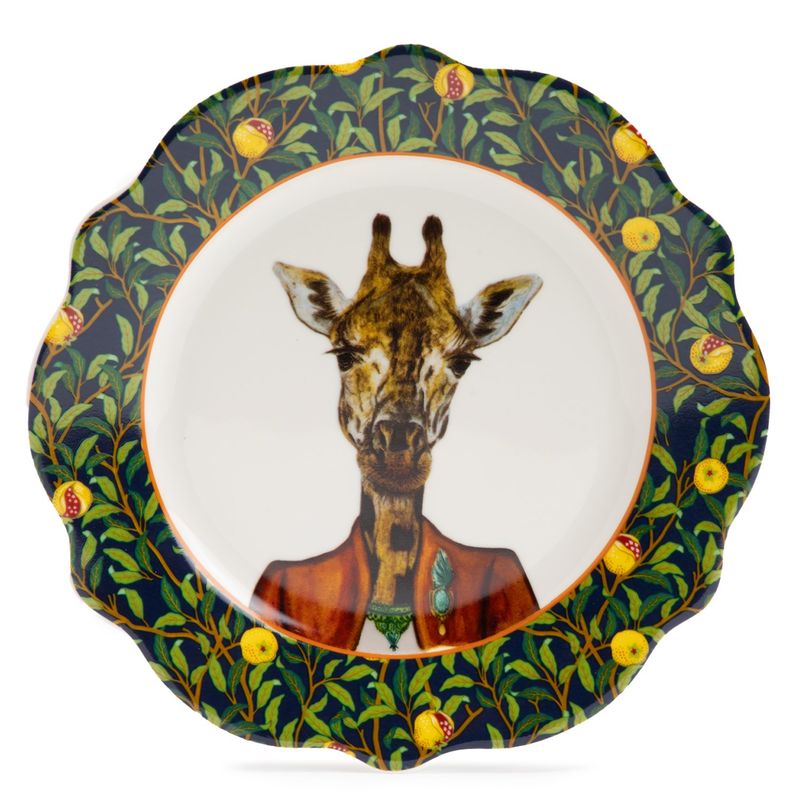 ROBERTA ALLEN - Plato Postre Jirafa 21 Cm Market Bloom Roberta Allen