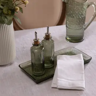ROBERTA ALLEN - Set 2 Alcuzas Vidrio Labrado Verde 180 ml