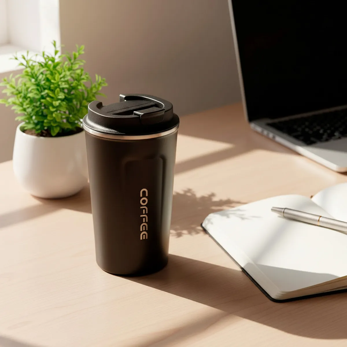 MICA - Travel Mug 420 ml Acero Inoxidable All Day Mica