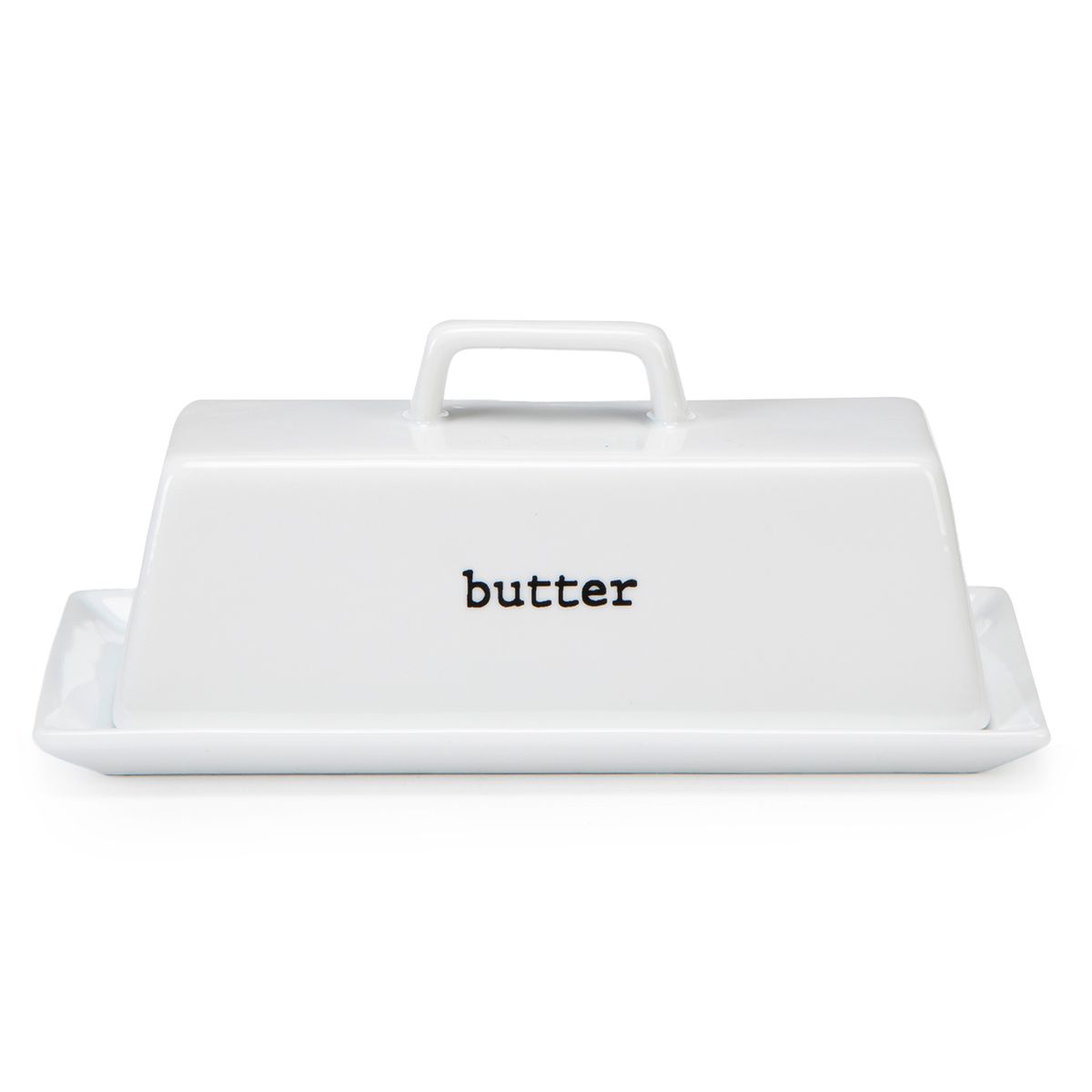 MICA - Mantequillero Porcelana Blanco Mica