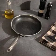 WURDEN - Sartén 24 Cm Acero Inoxidable Panal