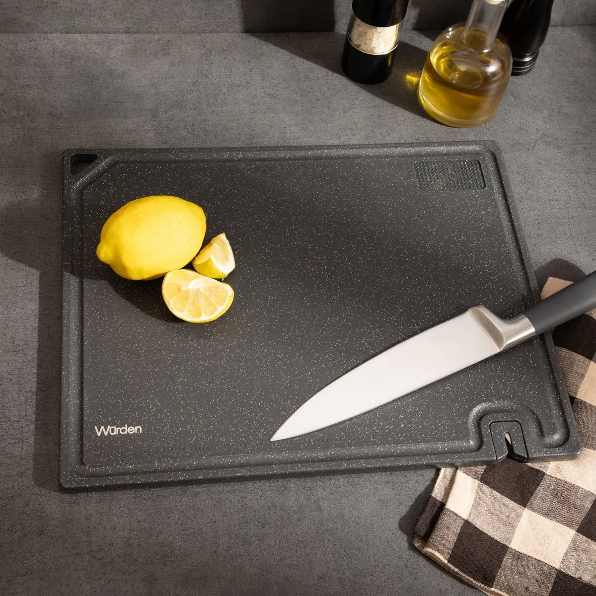 WURDEN - Tabla de Cortar 40x31 cm Negra Black Wurden