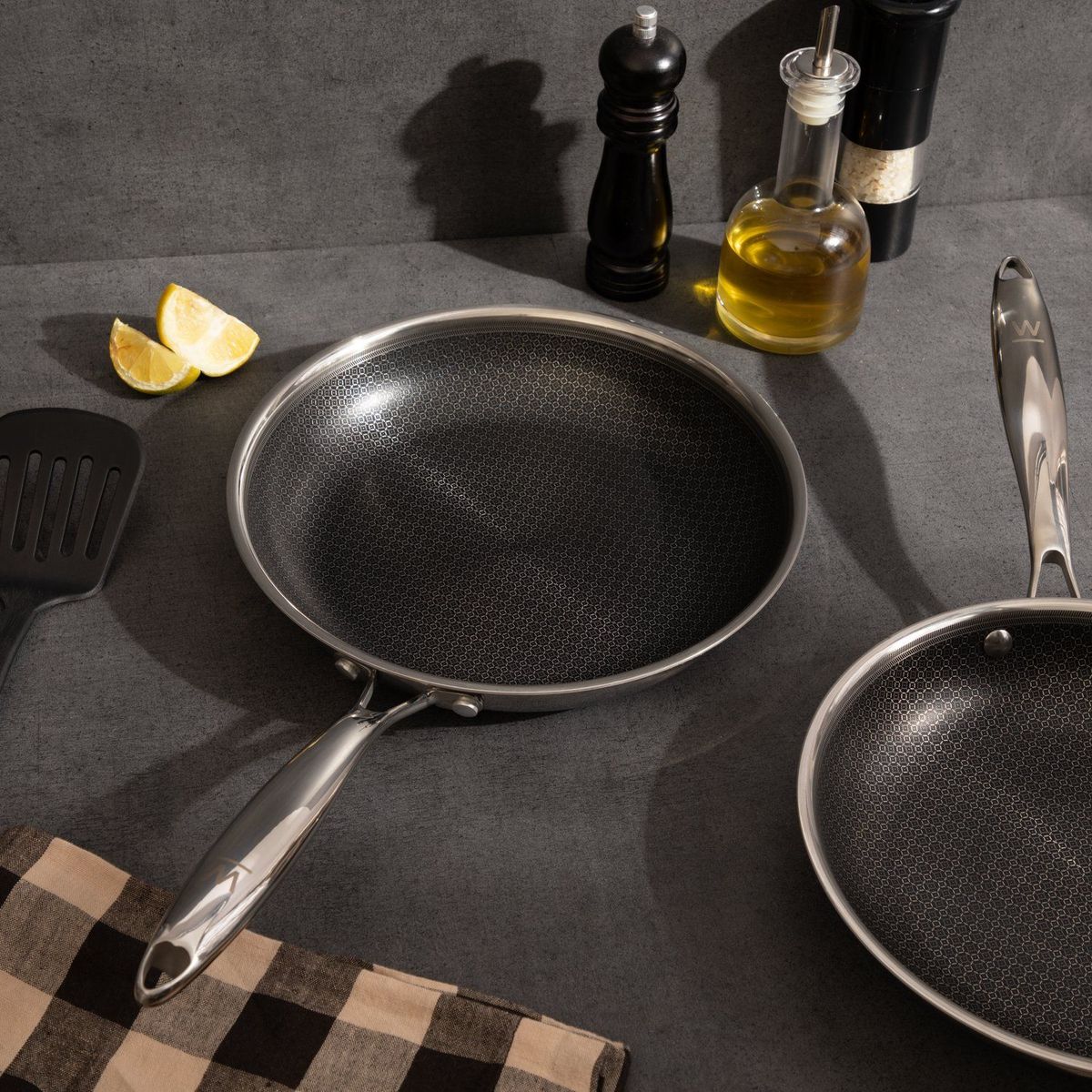 WURDEN - Sartén 26 Cm Acero Inoxidable Panal Wurden