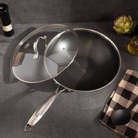 Wok 30 Cm Acero Inoxidable Panal
