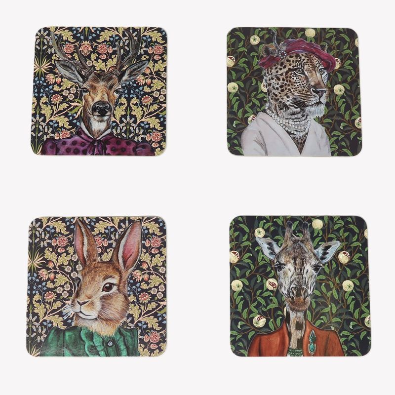ROBERTA ALLEN - Set 4 Posavasos Market Bloom 10X10 Cm Roberta Allen