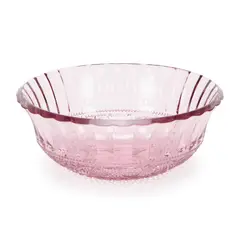 ROBERTA ALLEN - Set 4 Bowl Vidrio Labrado Rosado 370ml