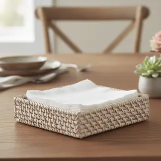 CASA CANTABRIA - Servilletero 19x7 cm Rattan