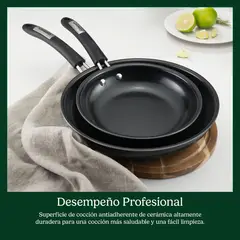 CUISINART - Set 2 Sartenes 23 y 28 cm Cerámica