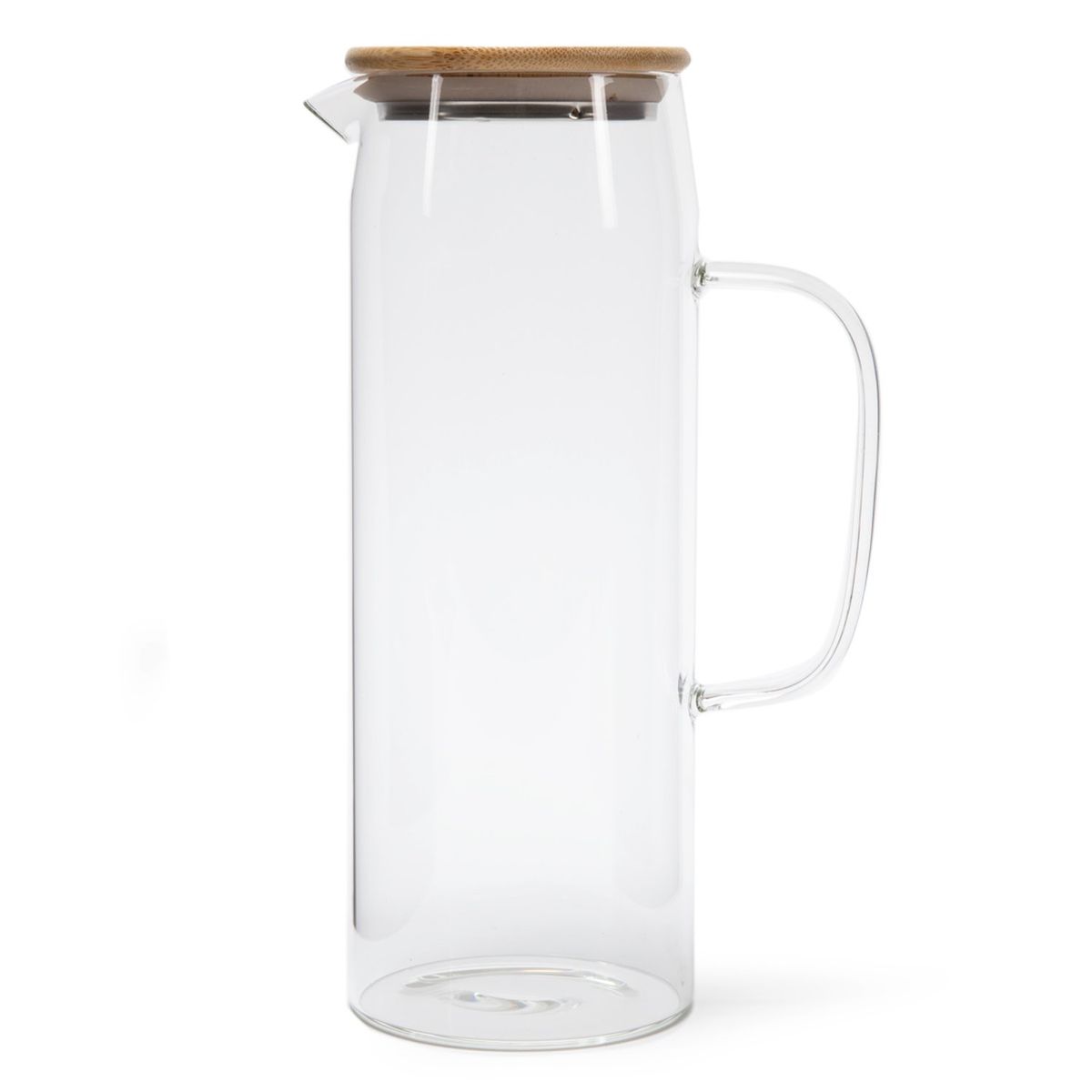 MICA - Jarra Vidrio Tapa Bambú 1,2 Litros All Day Mica