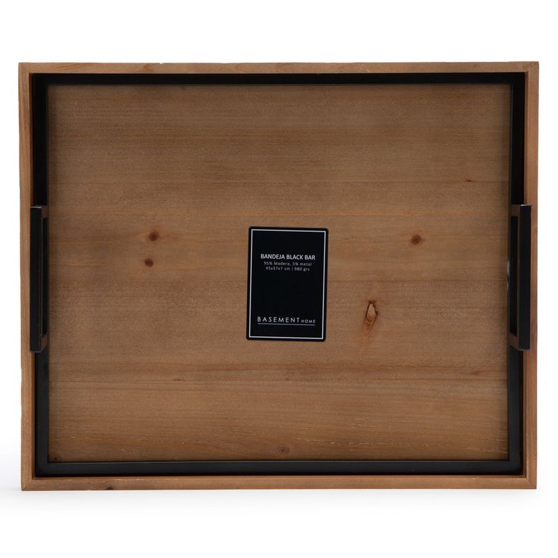 BASEMENT HOME - Bandeja 45x37 cm Black Bar Basement Home