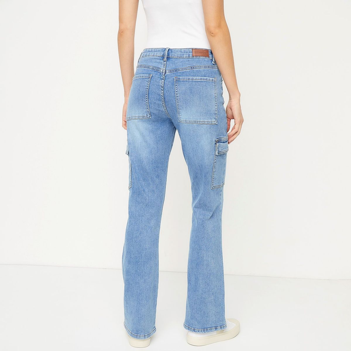 UNIVERSITY CLUB - Jeans Flare Tiro Alto Mujer University Club