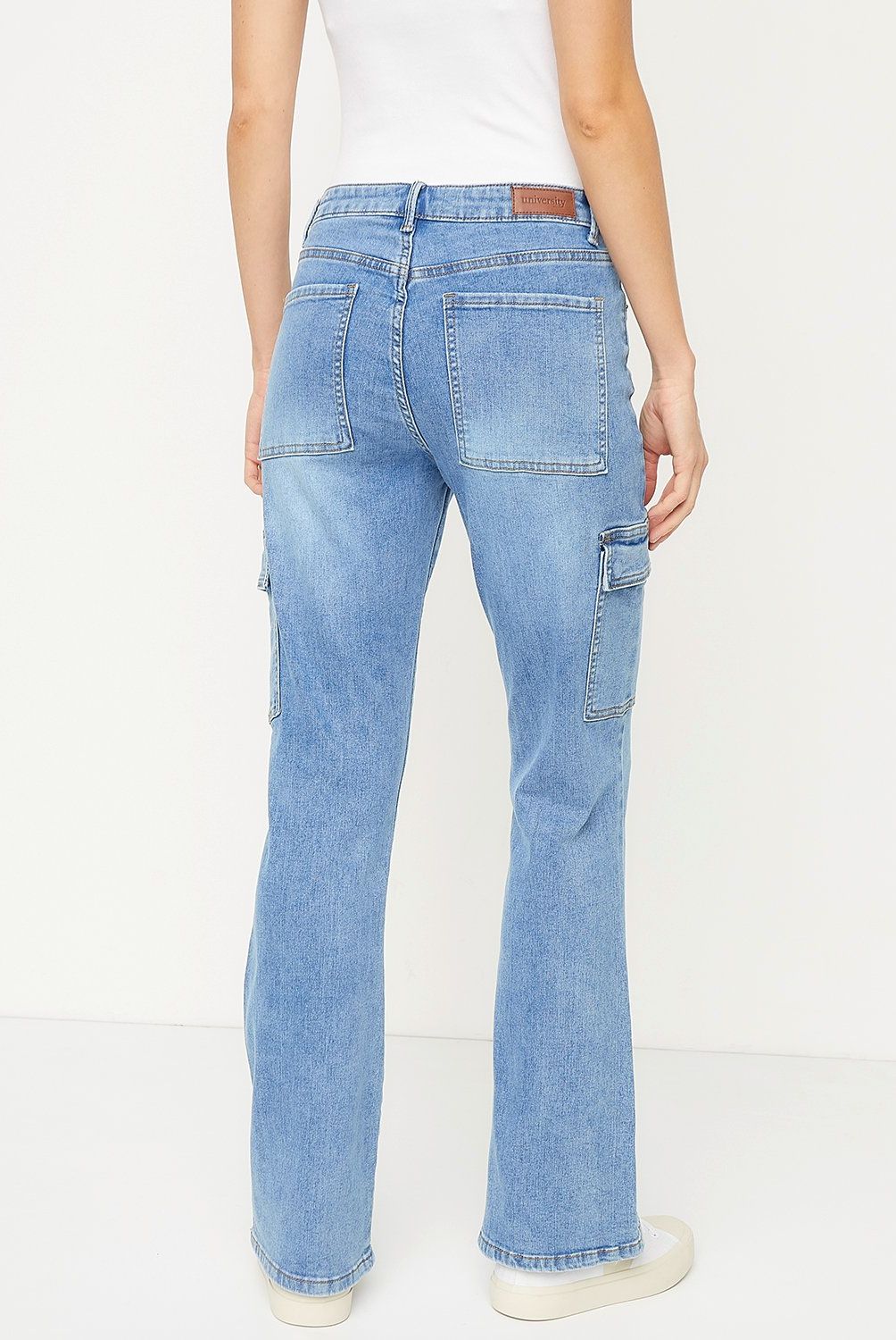 UNIVERSITY CLUB - Jeans Flare Tiro Alto Mujer University Club