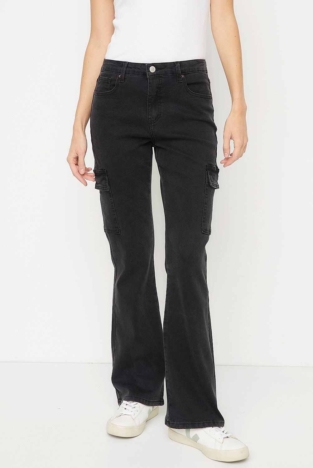 UNIVERSITY CLUB - Jeans Flare Tiro Alto Mujer University Club