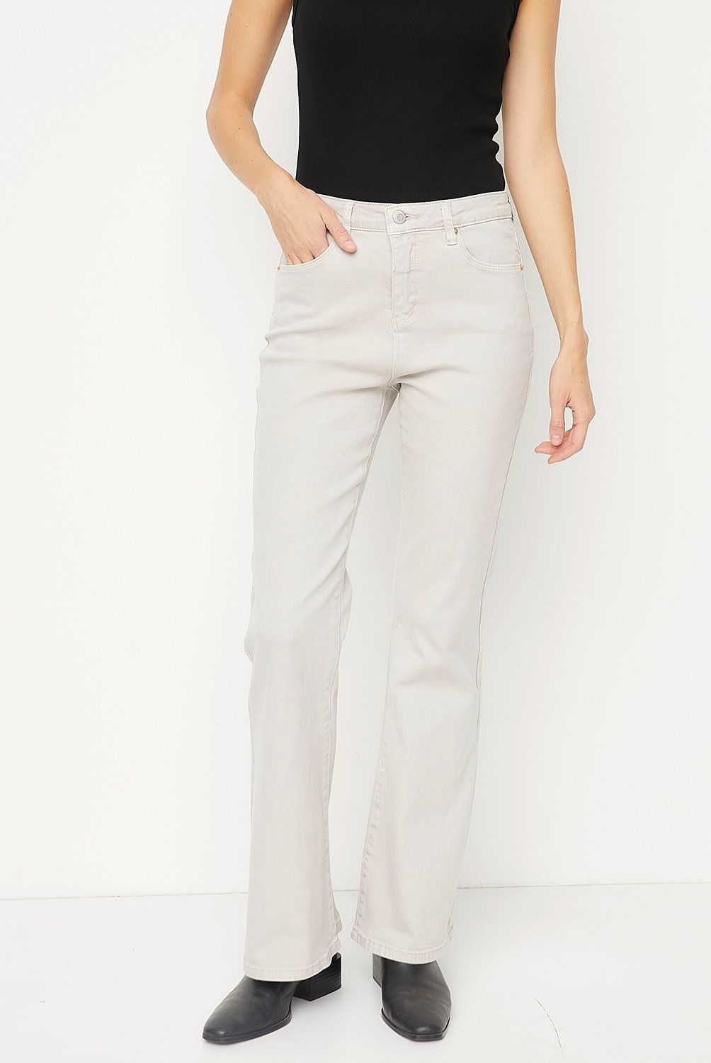 UNIVERSITY CLUB - Jeans Flare Tiro Alto Mujer University Club