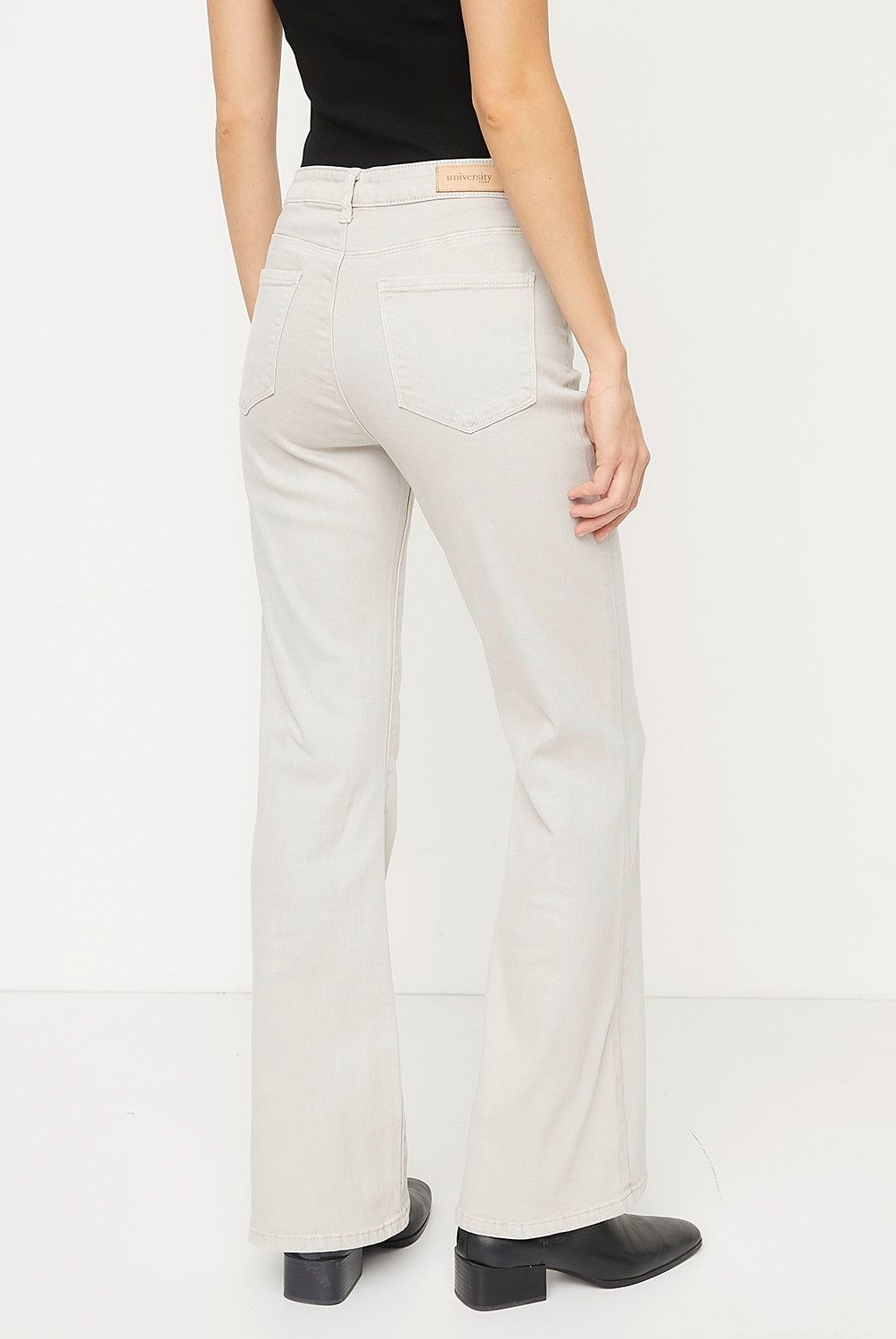 UNIVERSITY CLUB - Jeans Flare Tiro Alto Mujer University Club