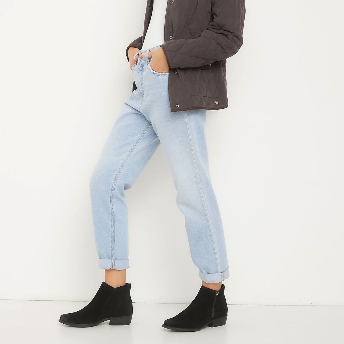 APOLOGY - Botin Mujer Cuero Negro Apology
