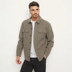 BASEMENT - Abrigo Casual Hombre Manga Larga
