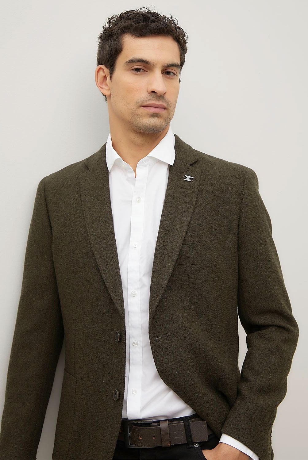 WOLF&HANK - Blazer de Lana Hombre Wolf&Hank Slim Fit