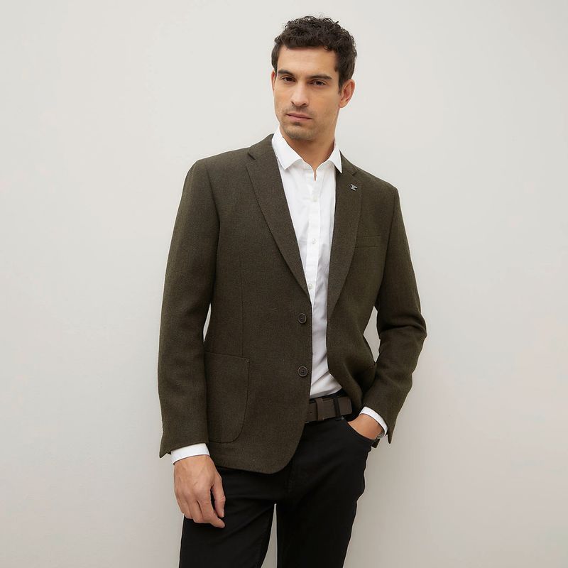 WOLF&HANK - Blazer de Lana Hombre Wolf&Hank Slim Fit
