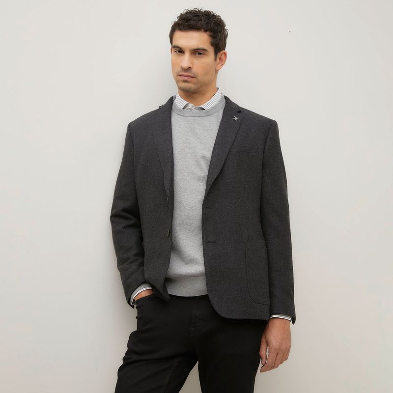 WOLF&HANK - Blazer de Lana Hombre Wolf&Hank Slim Fit