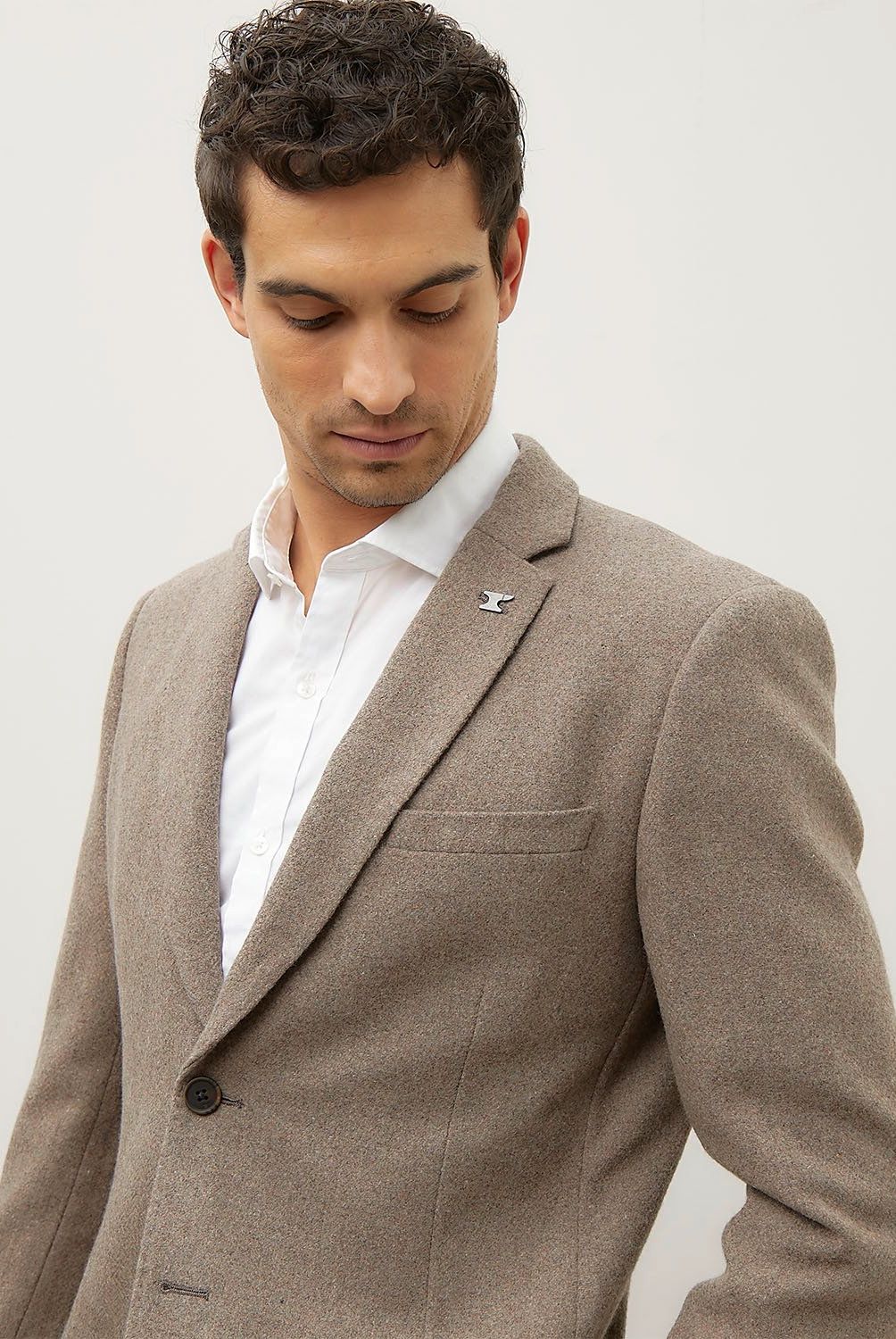 WOLF&HANK - Blazer de Lana Hombre Wolf&Hank Slim Fit