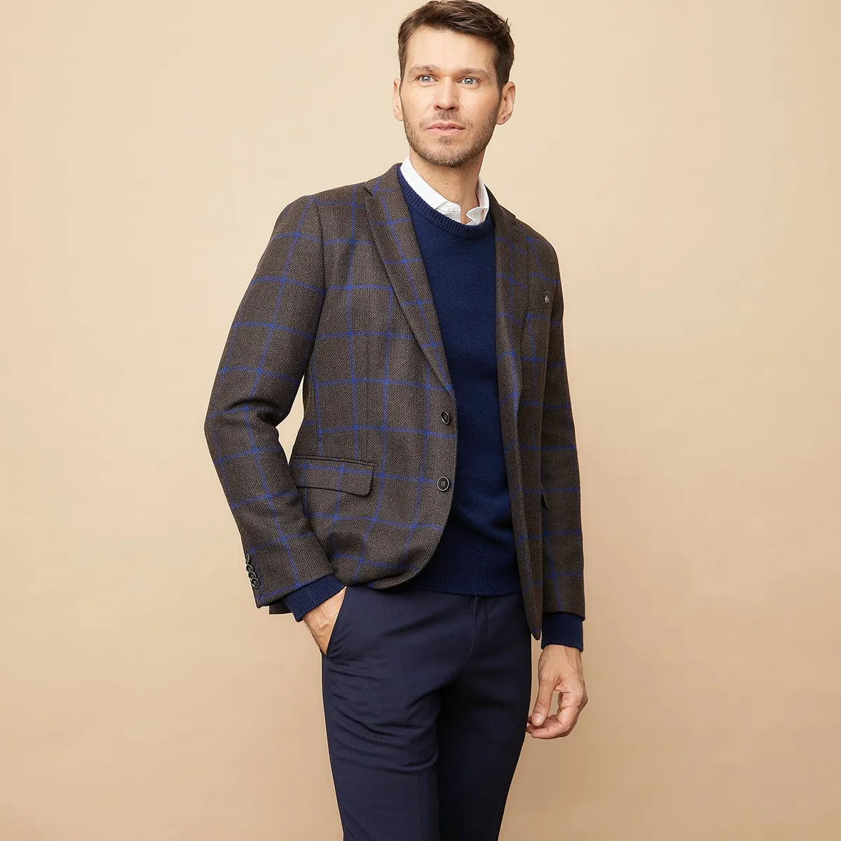 LA MARTINA - Blazer Lana Italiana Hombre La Martina