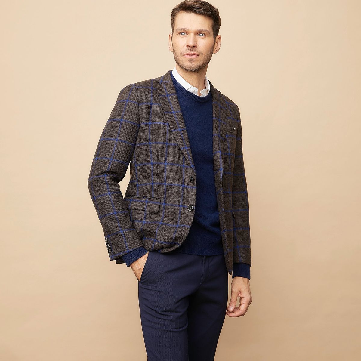 LA MARTINA - Blazer Lana Italiana Hombre La Martina