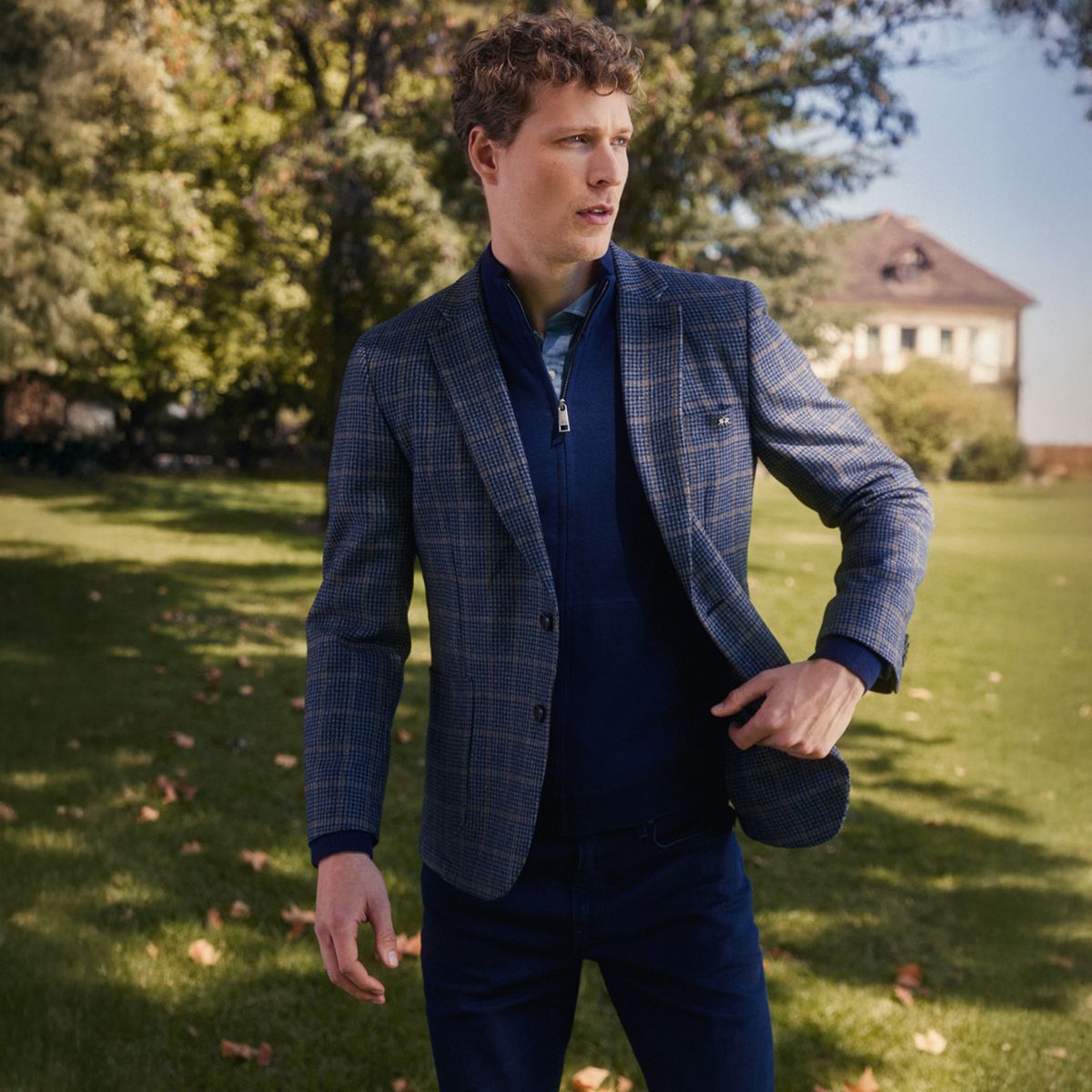 LA MARTINA - Blazer Lana Italiana Hombre La Martina