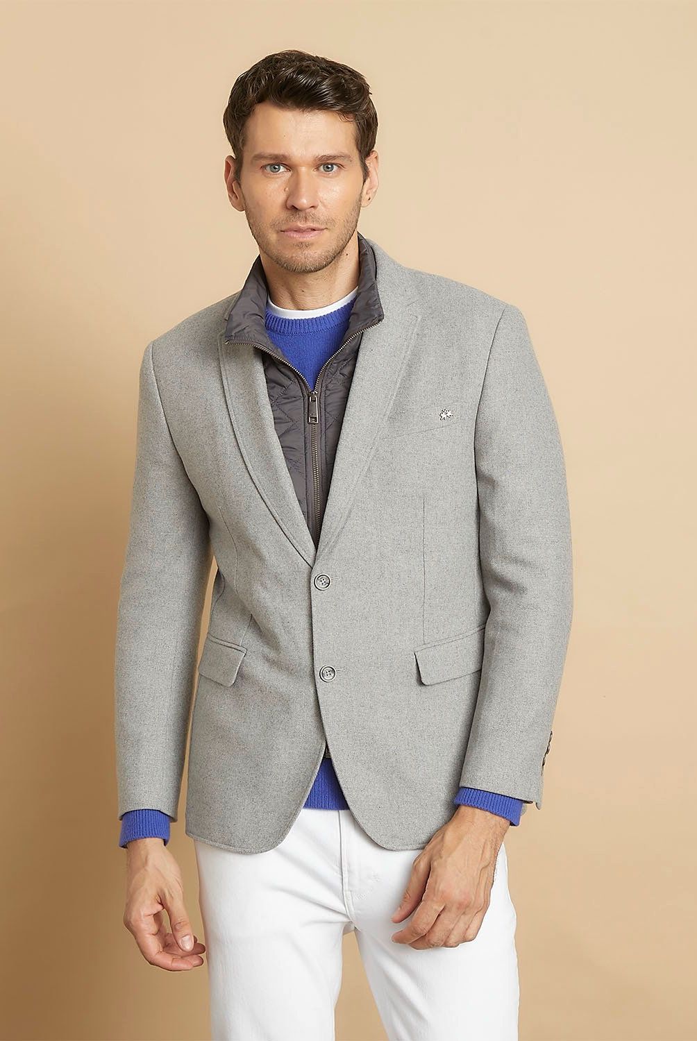 LA MARTINA - Blazer Paño Regular Fit Hombre La Martina