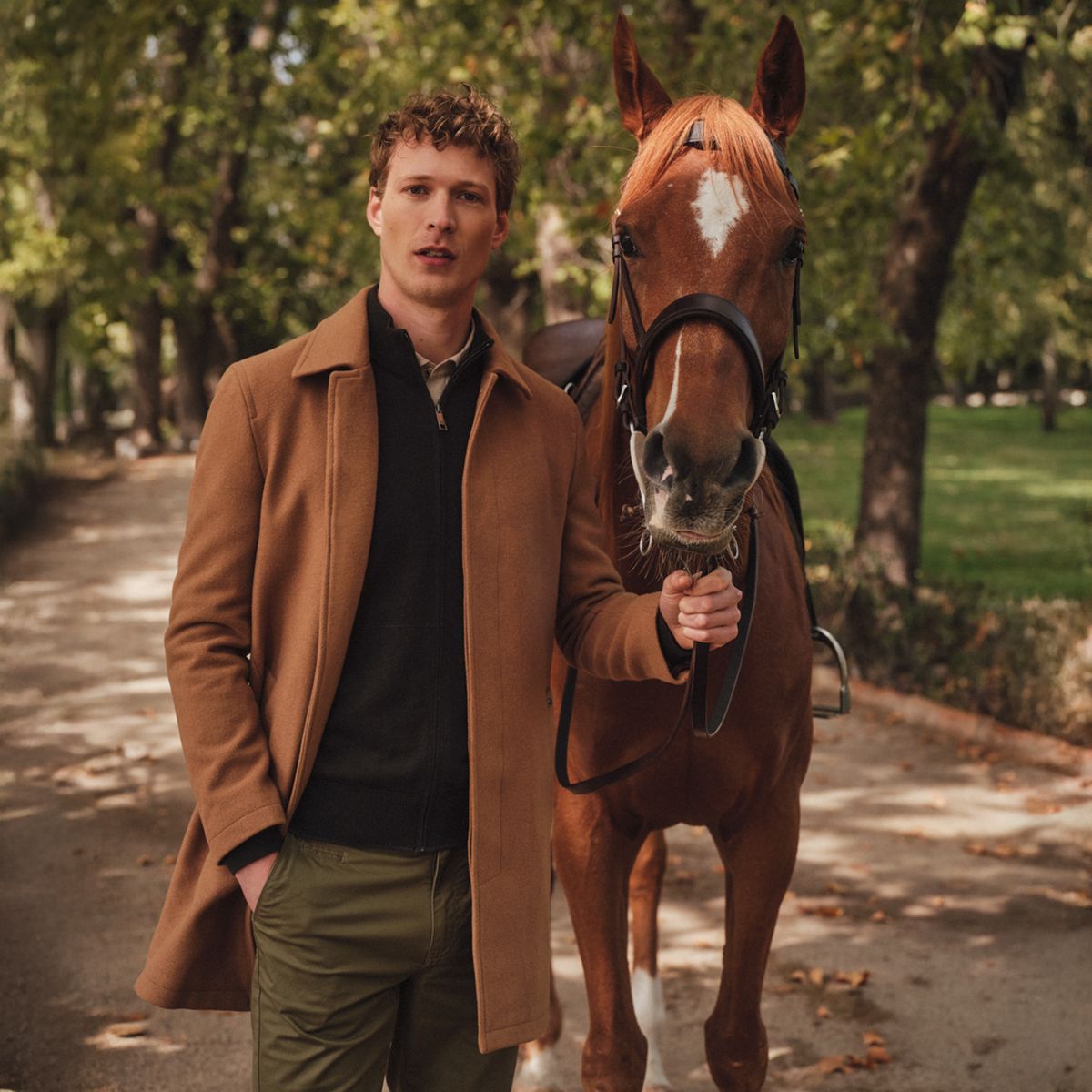 LA MARTINA - Abrigo Casual Lana Hombre La Martina