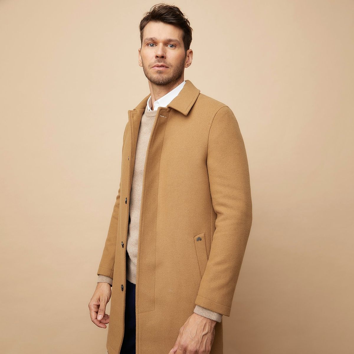 LA MARTINA - Abrigo Casual Lana Hombre La Martina