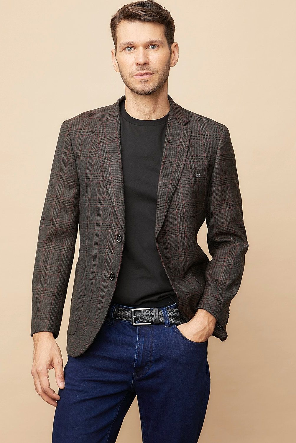 LA MARTINA - Blazer Lana Italiana Hombre La Martina