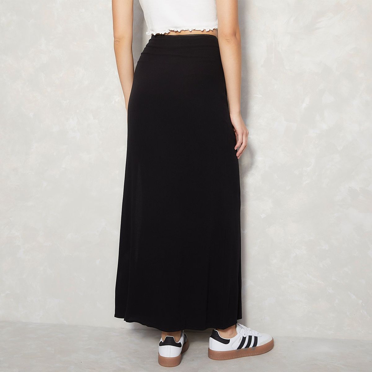 SYBILLA - Falda Midi Sybilla Animal Print Viscosa Mujer