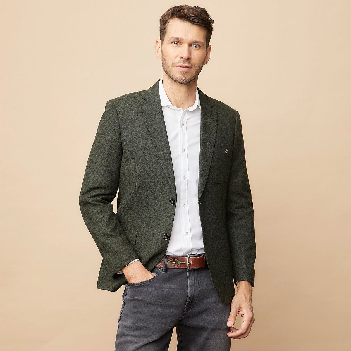 LA MARTINA - Blazer Casual Lana Hombre La Martina