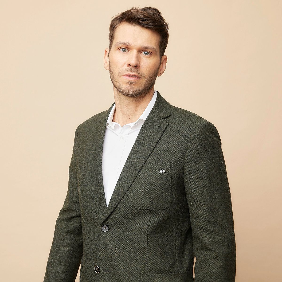 LA MARTINA - Blazer Casual Lana Hombre La Martina