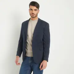 BASEMENT - Blazer Slim Fit Punto Hombre