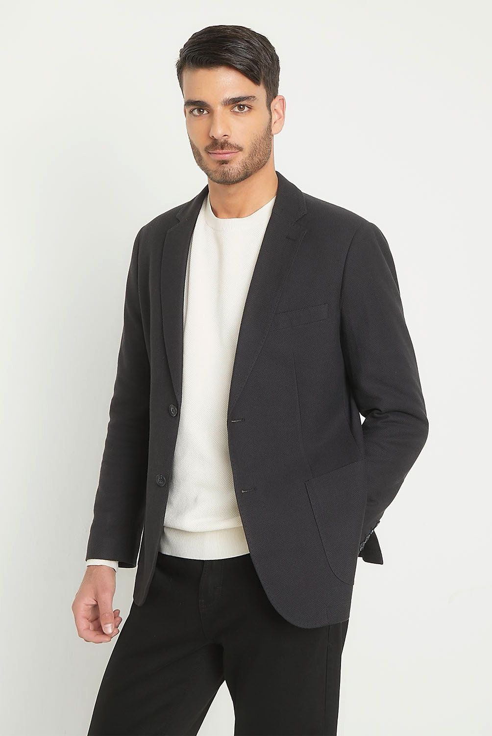BASEMENT - Blazer Slim Fit Hombre Basement
