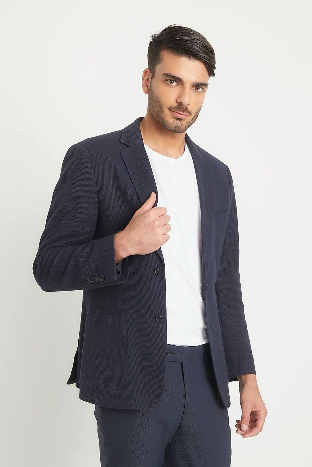 BASEMENT - Blazer Slim Fit Hombre Basement