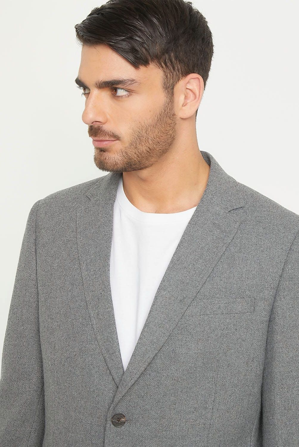 BASEMENT - Blazer Slim Fit Paño Hombre Basement