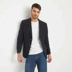 BASEMENT - Blazer Slim Fit Paño Hombre
