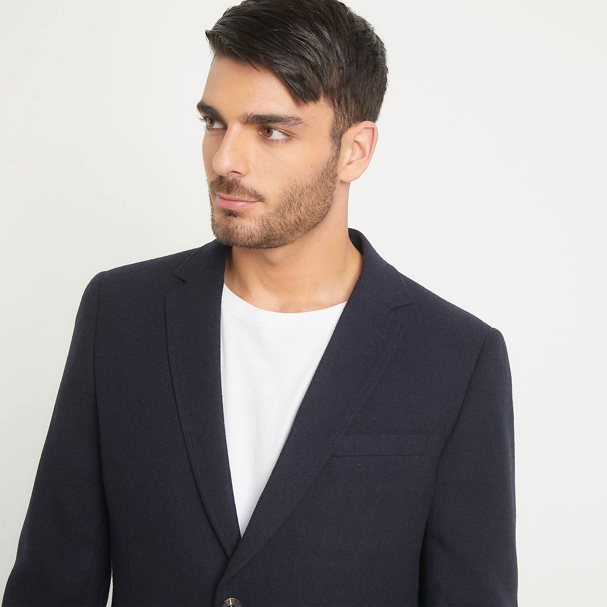 BASEMENT - Blazer Slim Fit Paño Hombre Basement
